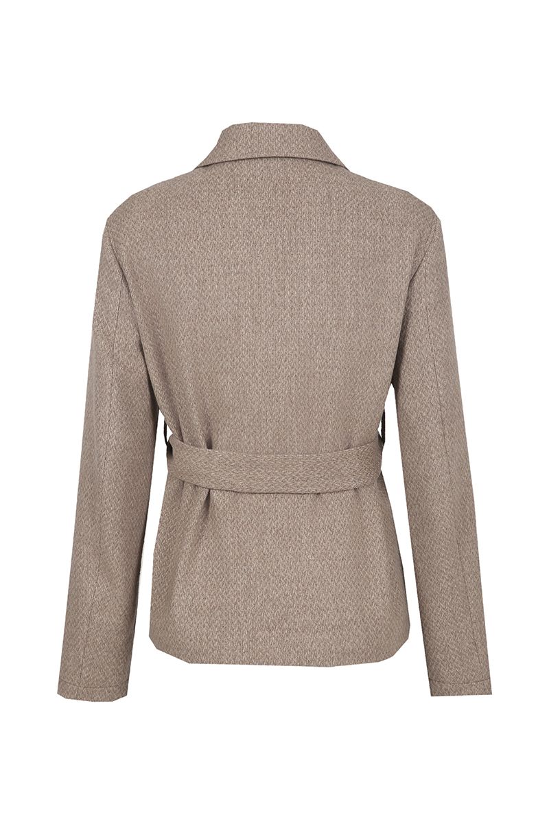 REHMAI Coffee Wool Jacket, view 2 of 5