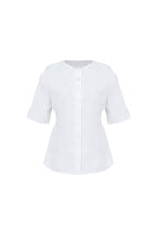 REHMAI White Viscose Shirt, view 1 of 4
