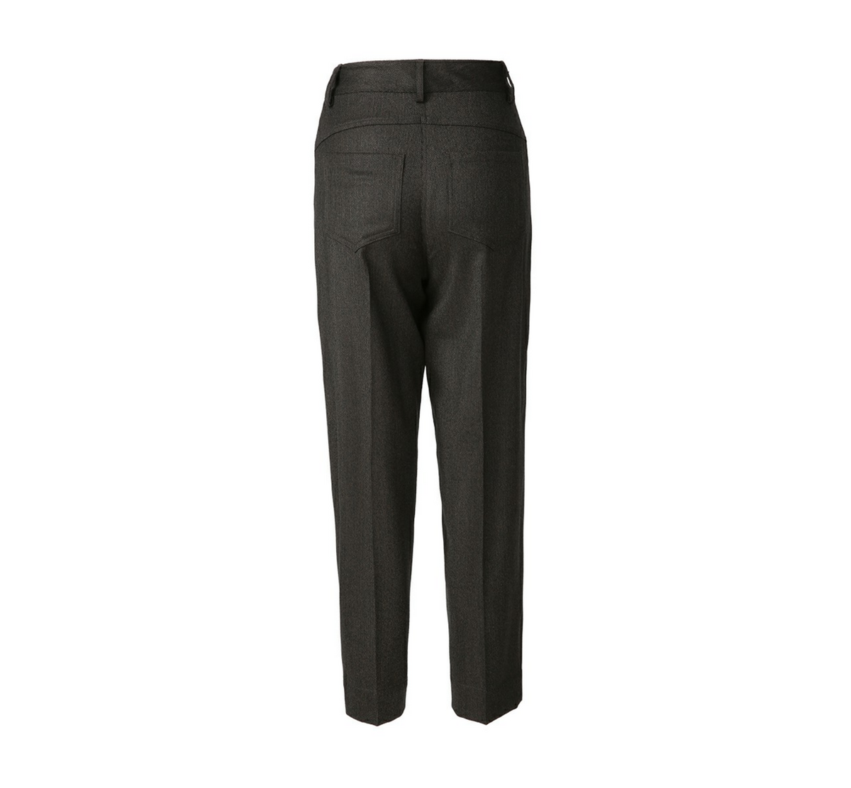 REHMAI Green Stripe Wool Trousers, view 3 of 6