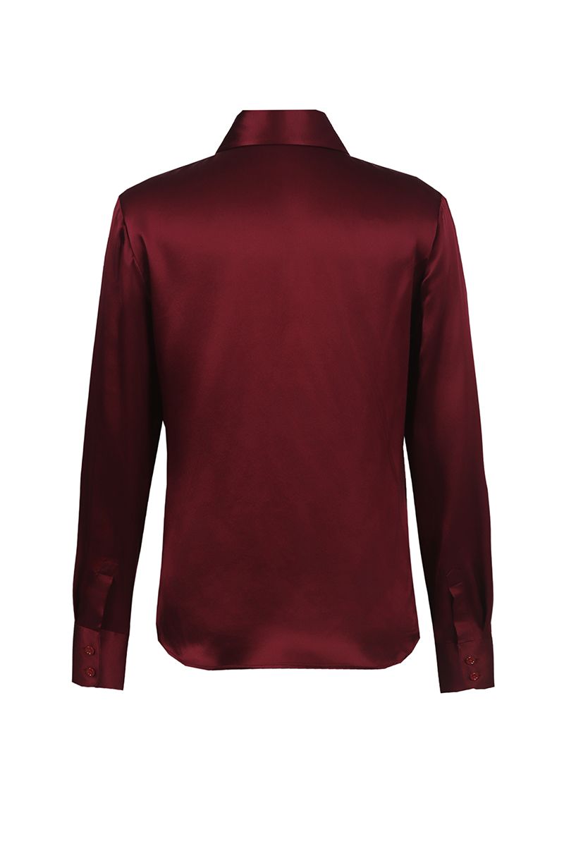 REHMAI Burgundy Shirt, view 2 of 4
