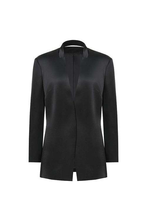 REHMAI Black Acetate Jacket, view 1 of 6