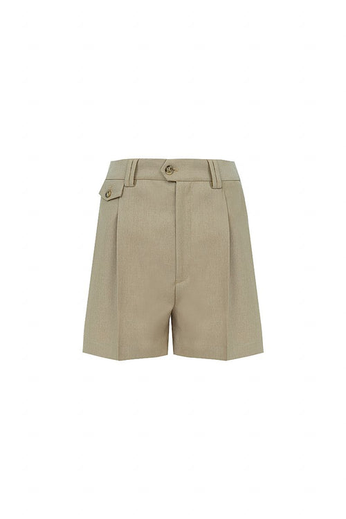 REHMAI Beige Shorts, view 1 of 4