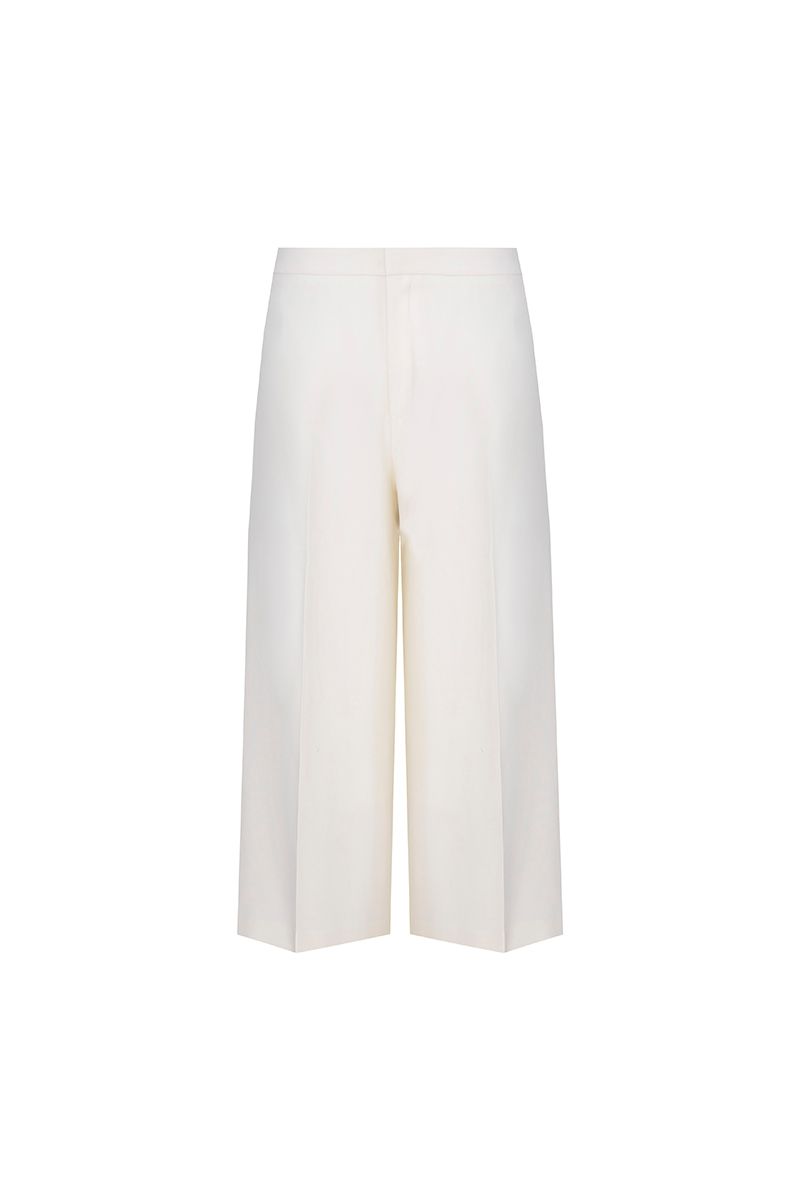 REHMAI Ivory Trousers, view 1 of 3