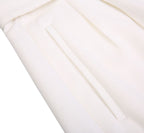 REHMAI White Wool Trousers, view 4 of 6