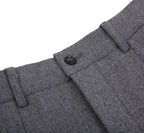 REHMAI Grey Polyester Trousers, view 4 of 6