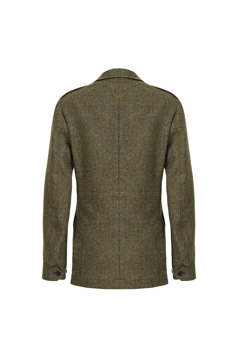 REHMAI Green Stripe Wool Jacket, view 3 of 8