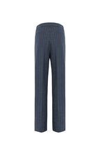 REHMAI Grey Stripe Wool Trousers, view 3 of 3
