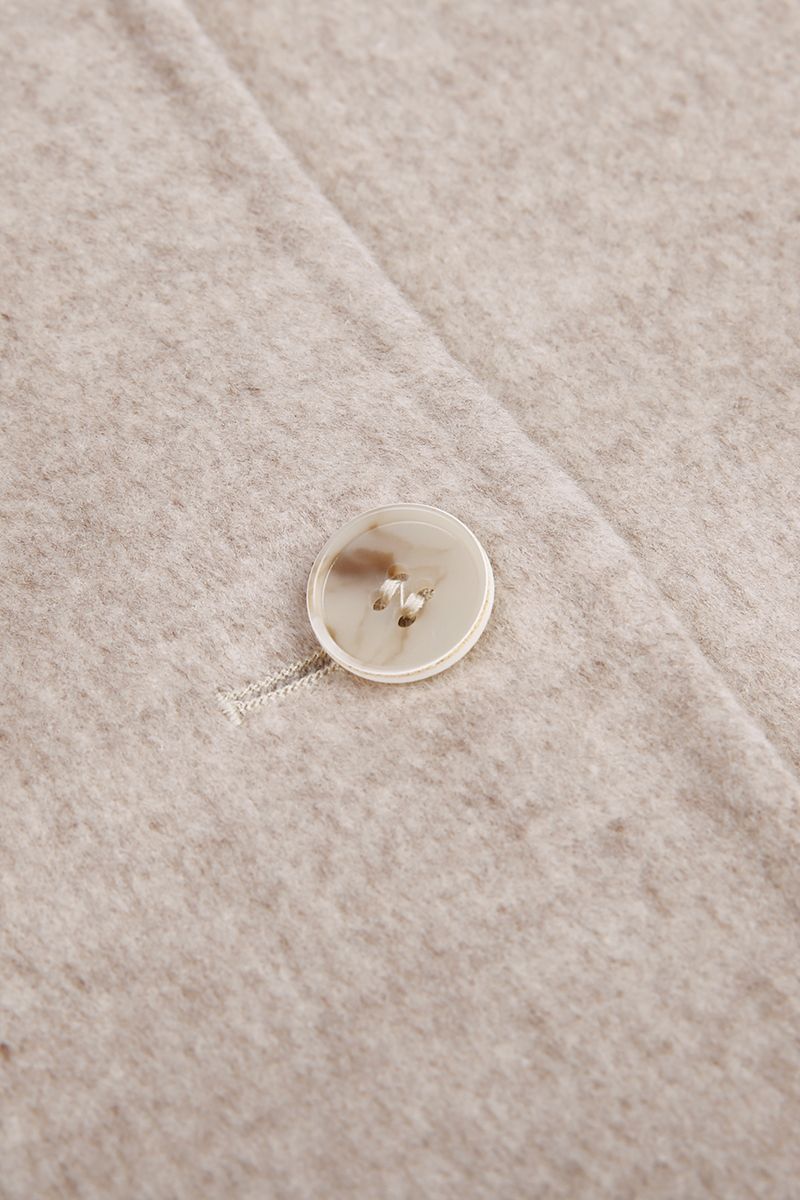 REHMAI White Wool Jacket, view 4 of 6