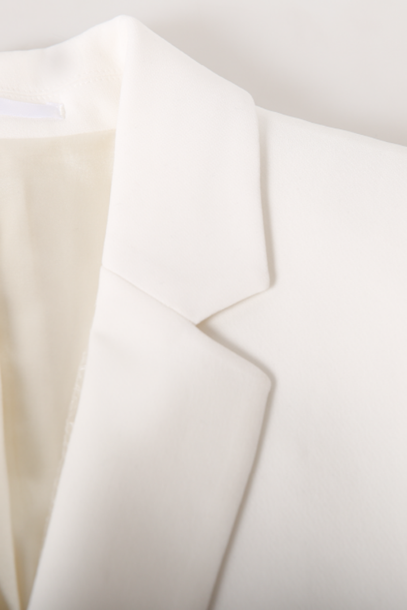 REHMAI White Acetate Jacket, view 3 of 5