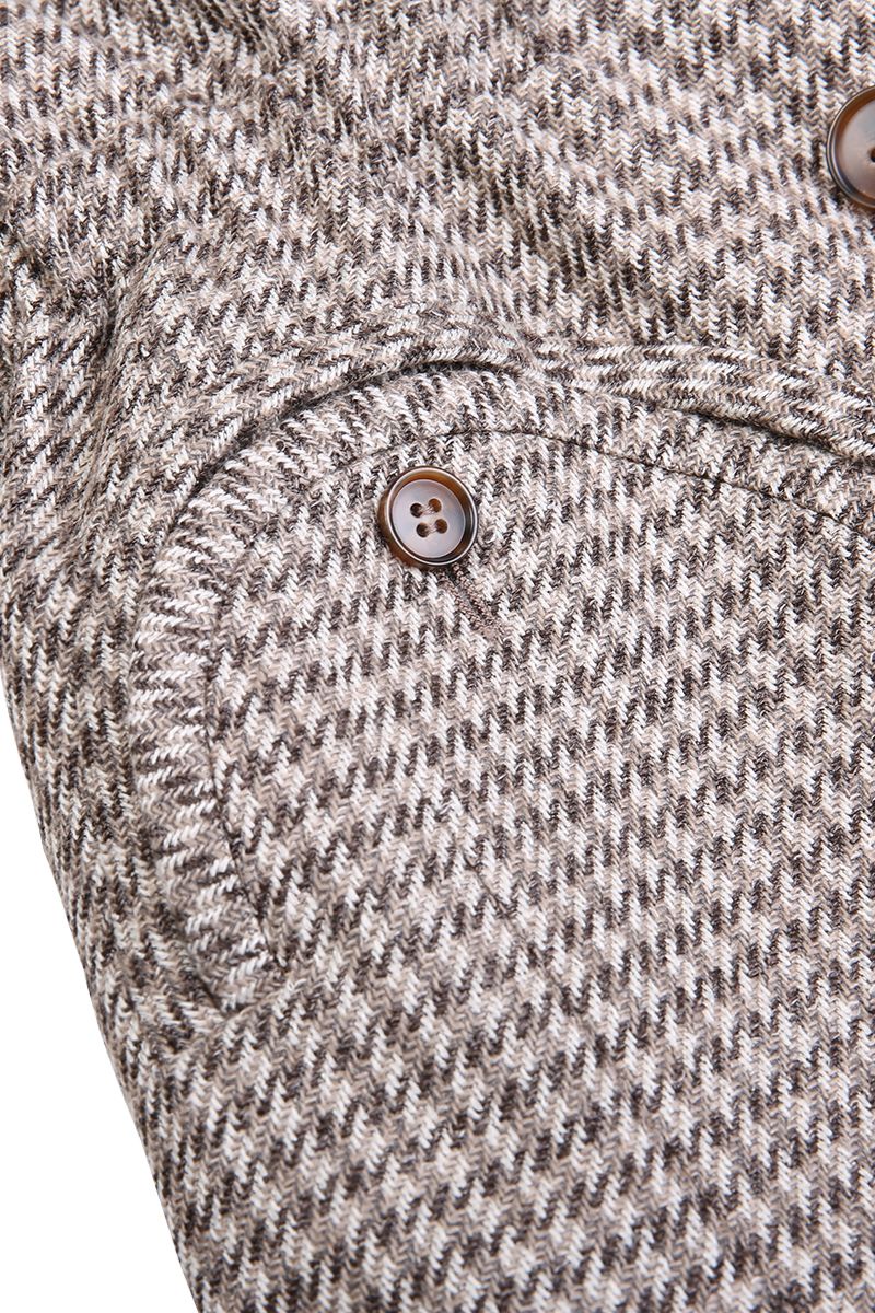 REHMAI Khaki Check Wool Jacket, view 3 of 5