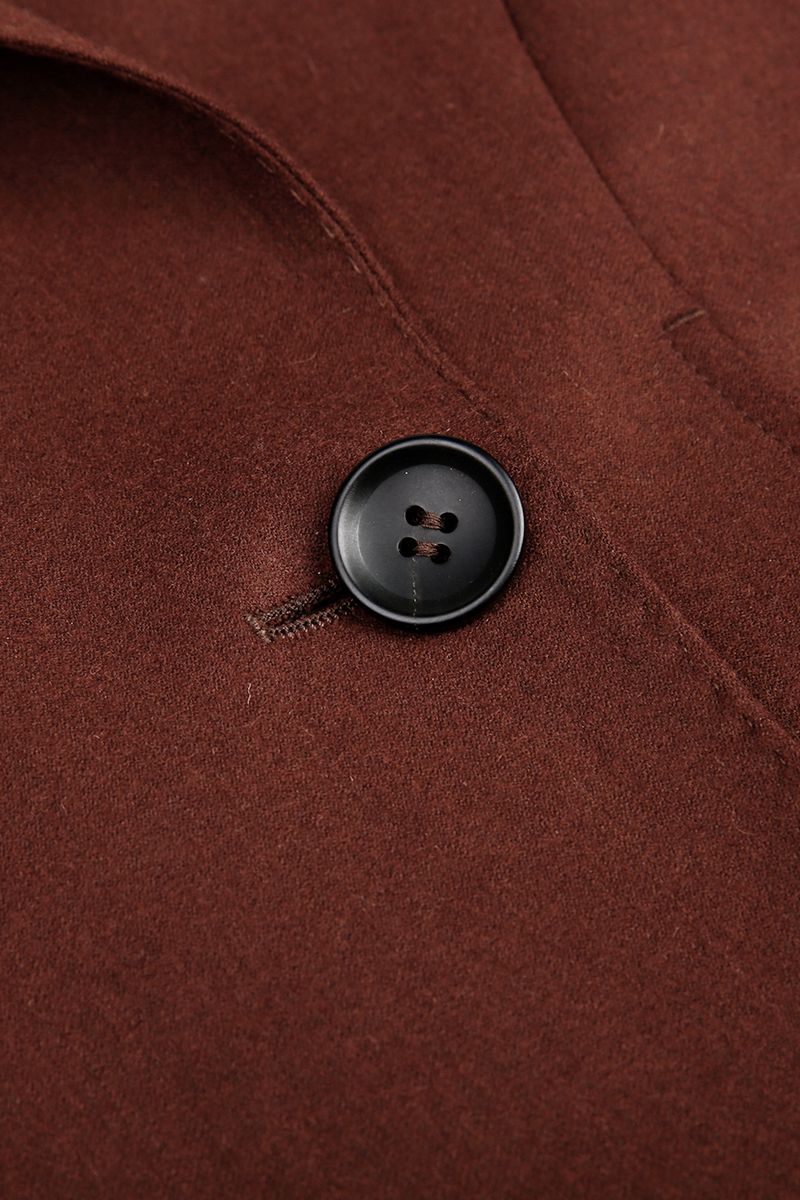 REHMAI Burgundy Wool Jacket, view 3 of 5
