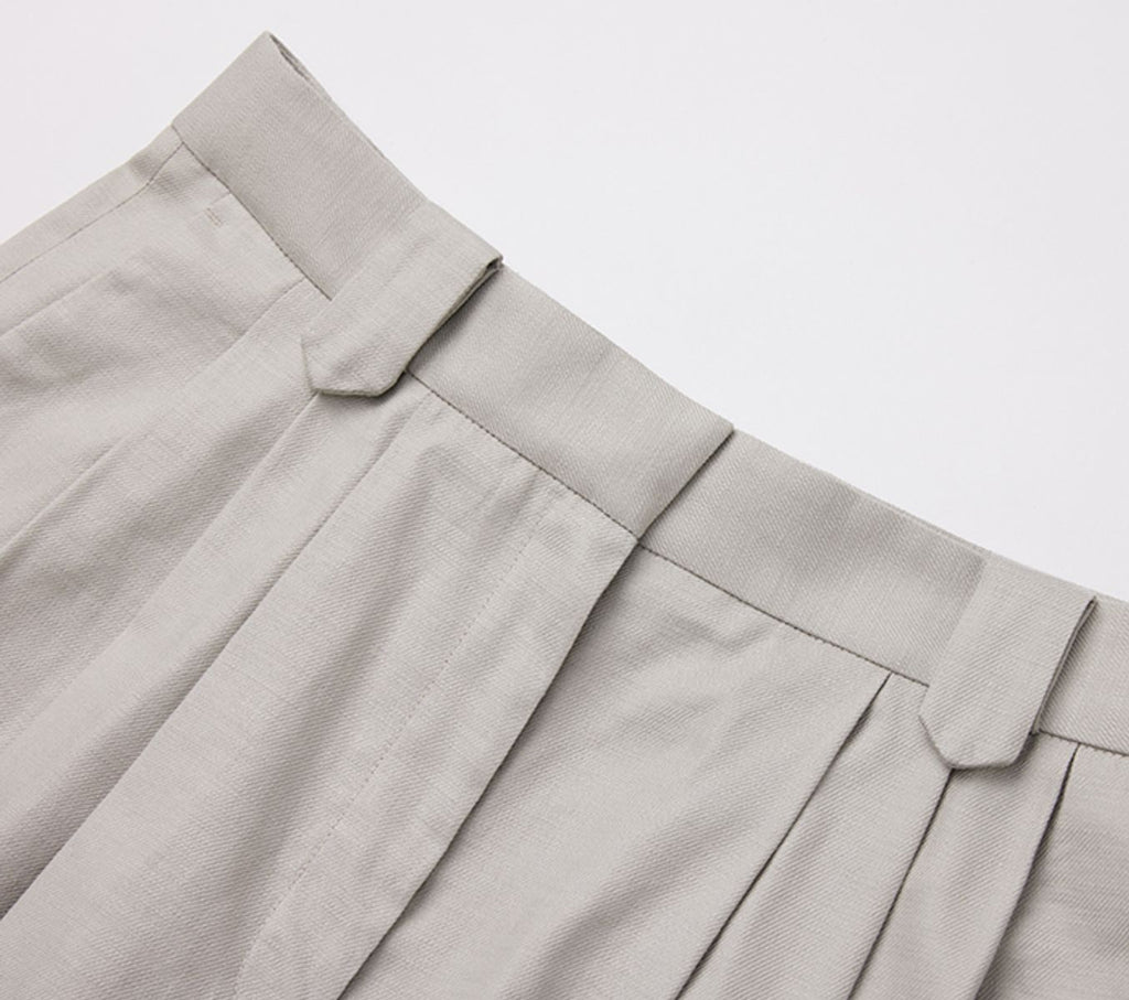 REHMAI Grey Viscose Trousers, view 4 of 4