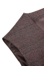 REHMAI Burgundy Waistcoat, view 3 of 5