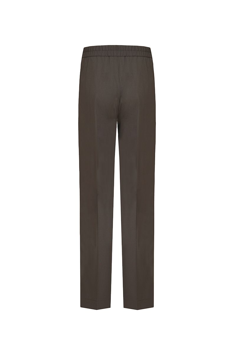 REHMAI Coffee Trousers, view 3 of 4