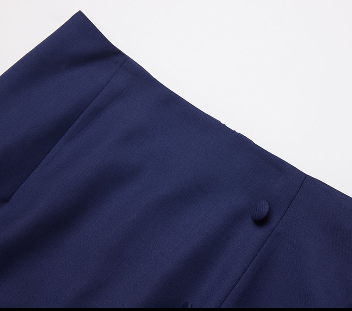 REHMAI Navy Wool Skirt, view 4 of 5