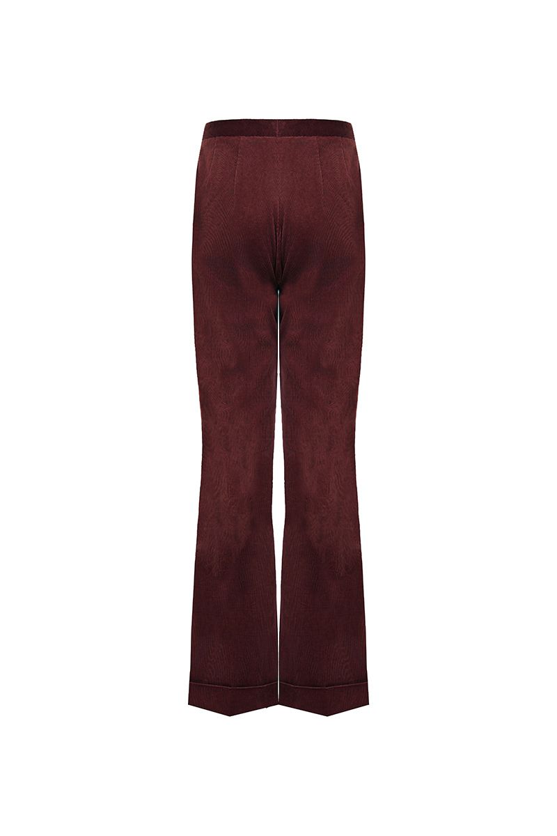 REHMAI Burgundy Trousers, view 3 of 7