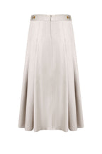 REHMAI Khaki Wool Skirt, view 3 of 5