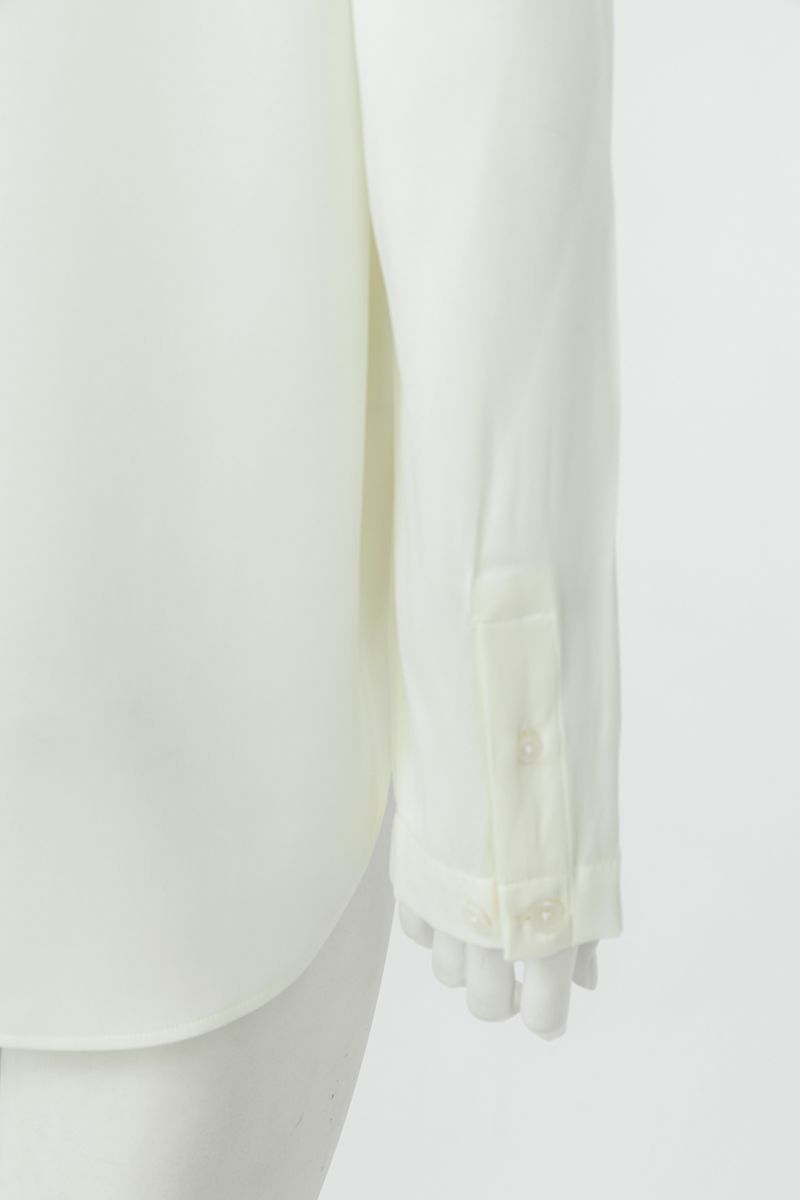 REHMAI White Silk Shirt, view 3 of 4