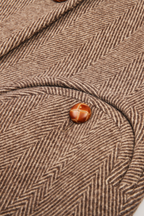 REHMAI Coffee Wool Coat, view 3 of 5