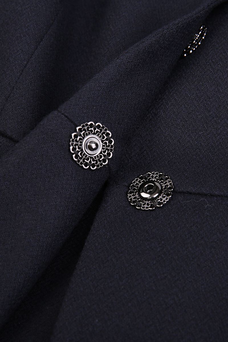 REHMAI Navy Stripe Wool Jacket, view 3 of 5