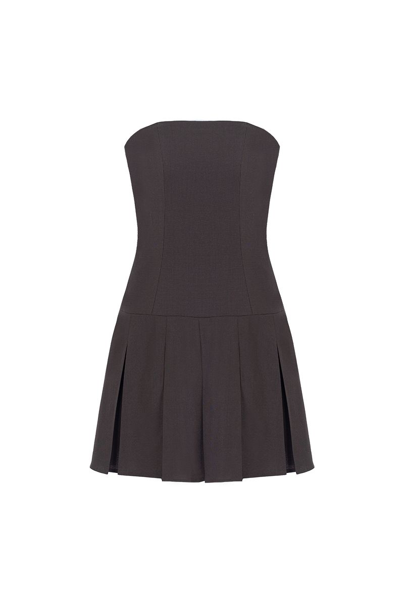REHMAI Charcoal Dress, view 1 of 8