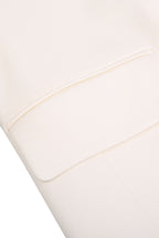 REHMAI Ivory Polyester Jacket, view 3 of 5
