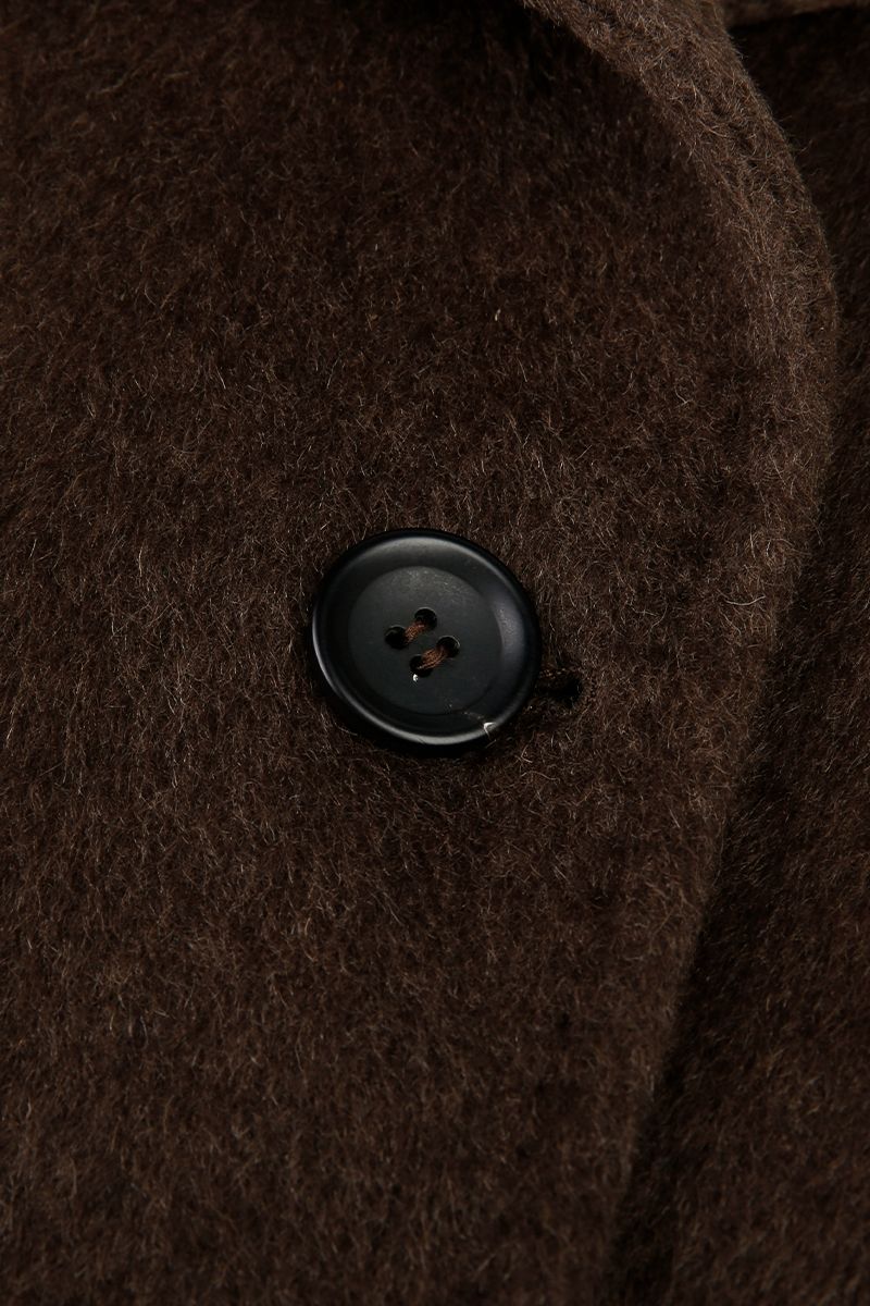 REHMAI Brown Wool Coat, view 3 of 4