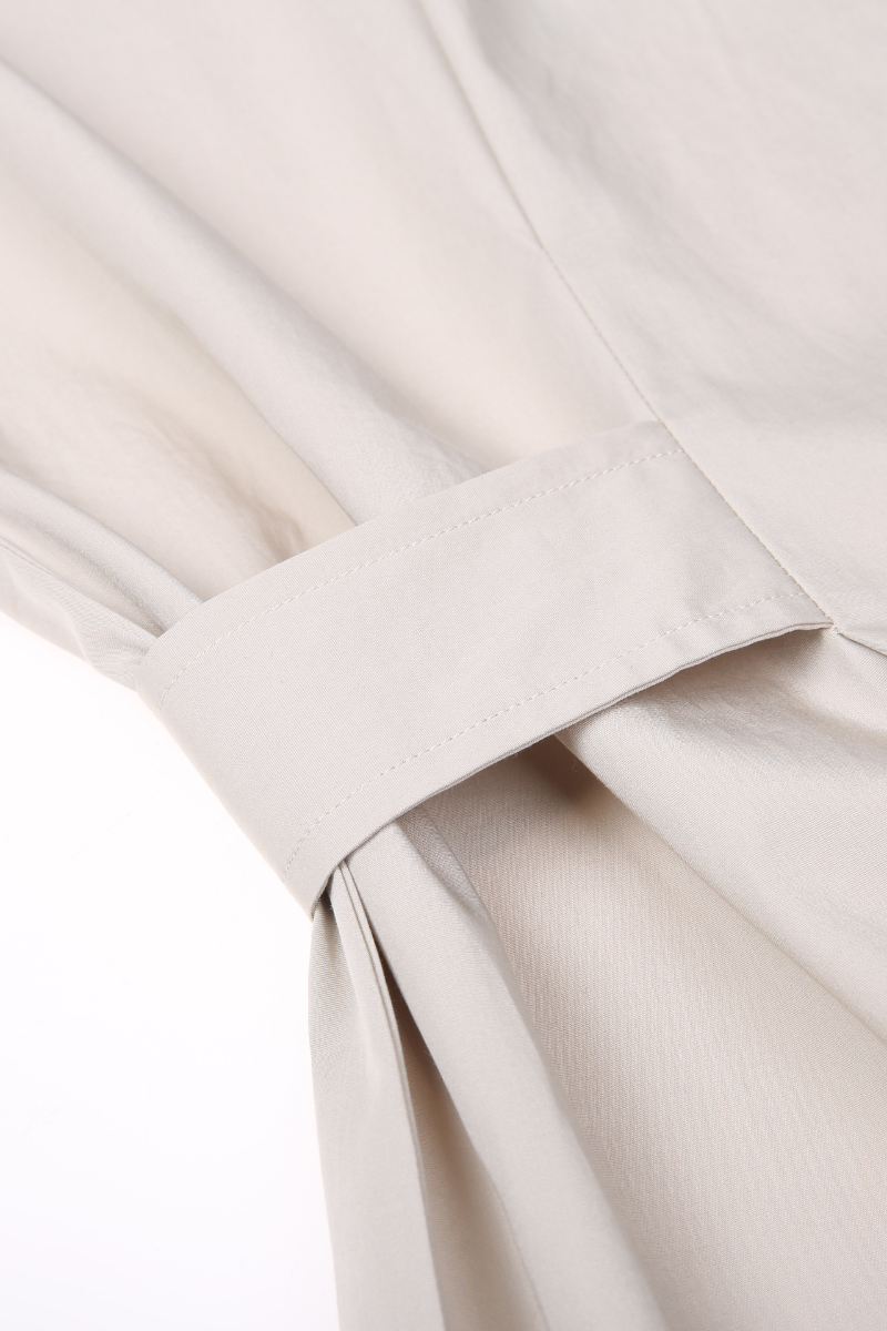 REHMAI Khaki Cotton Shirt, view 3 of 4
