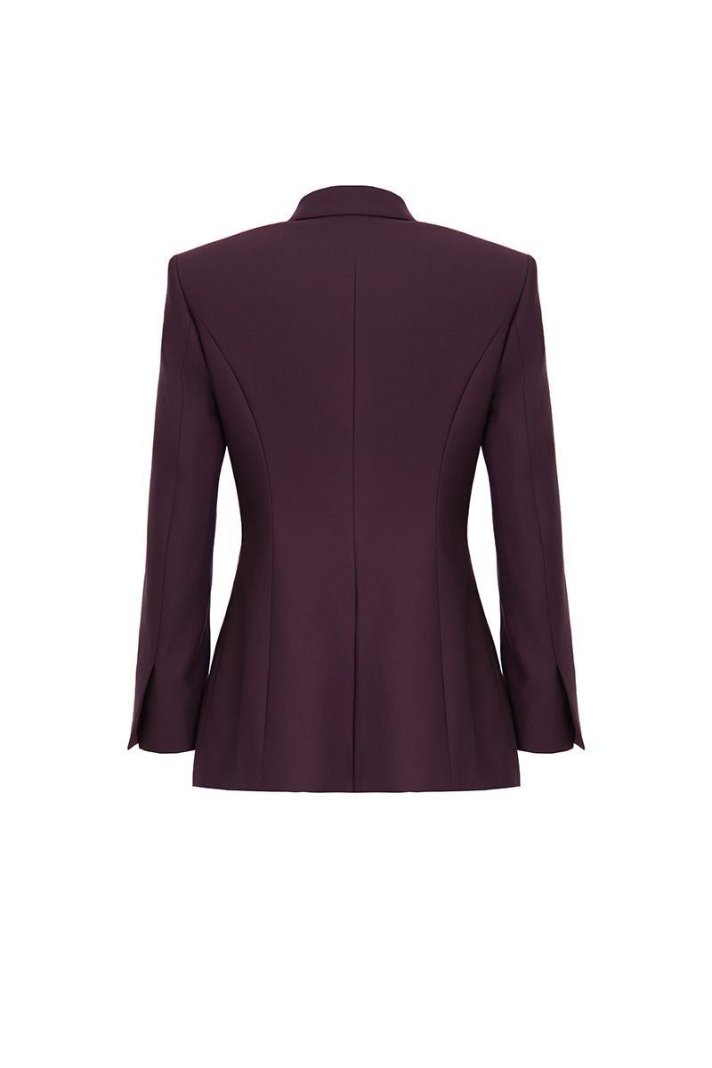 REHMAI Red Wool Jacket, view 3 of 6