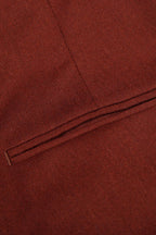 REHMAI Burgundy Wool Trousers, view 3 of 5