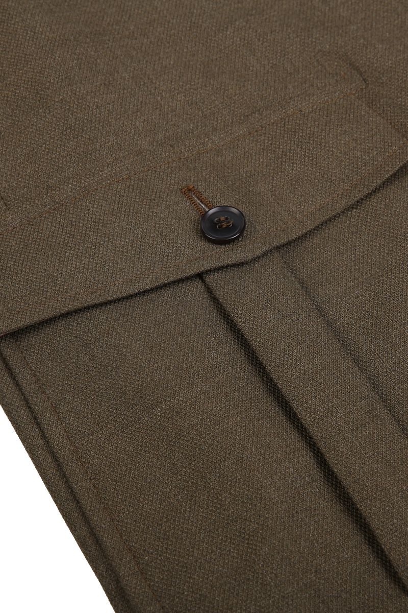 REHMAI Brown Viscose Jacket, view 3 of 5
