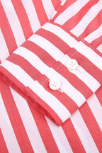 REHMAI Red Stripe Cotton Shirt, view 4 of 5