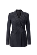 REHMAI Grey Stripe Wool Jacket, view 1 of 1