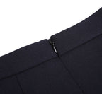 REHMAI Navy Stripe Wool Skirt, view 5 of 6