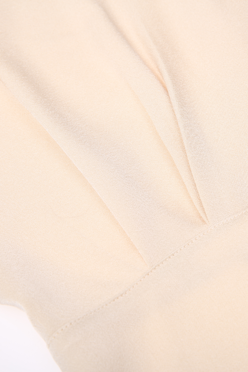 REHMAI Cream Acetate Shirt, view 4 of 4