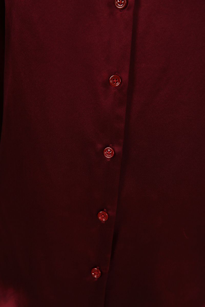 REHMAI Burgundy Shirt, view 3 of 4