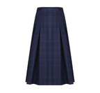 REHMAI Navy Check Wool Skirt, view 5 of 6