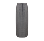 REHMAI Grey Check Wool Skirt, view 5 of 6