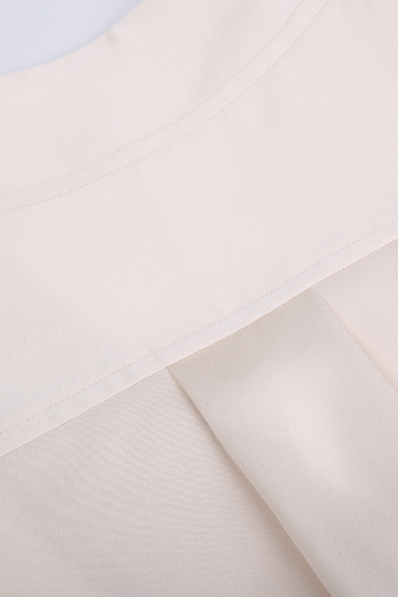 REHMAI Ivory Polyester Shirt, view 4 of 4