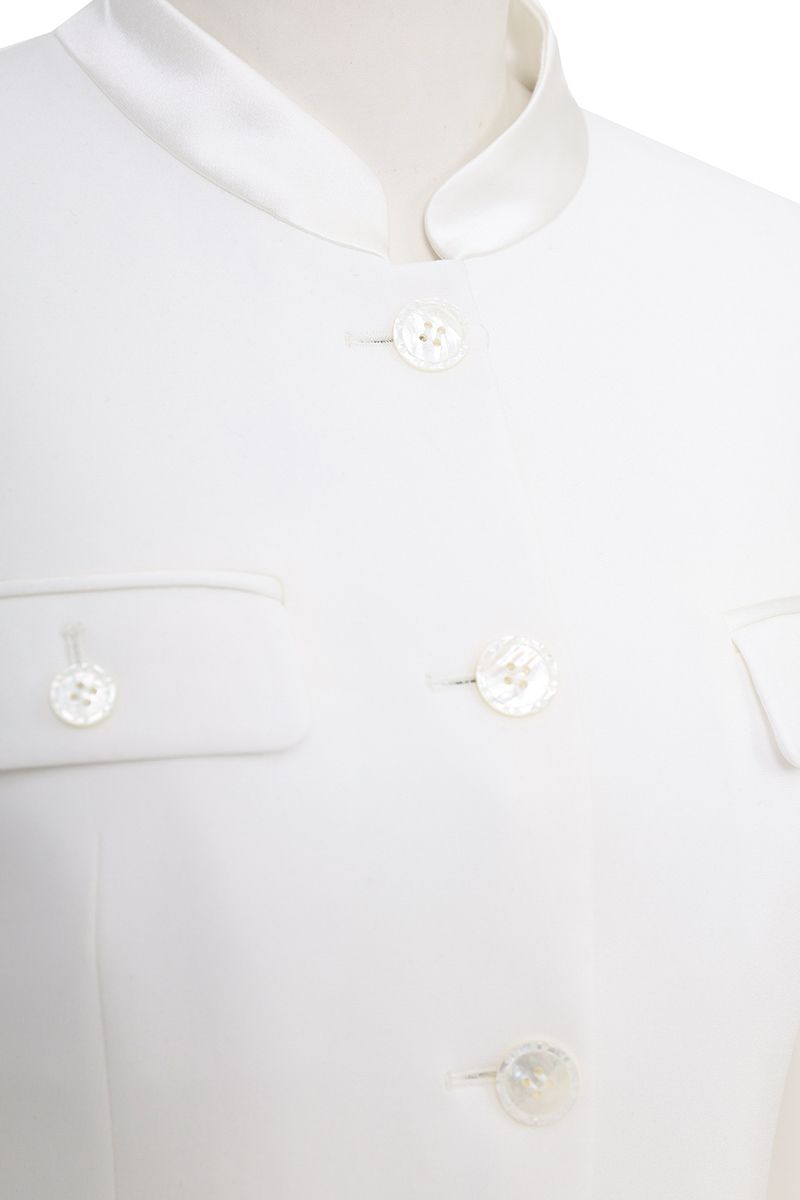 REHMAI White Acetate Jacket, view 4 of 7