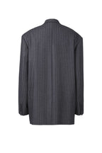 REHMAI Grey Stripe Wool Jacket, view 5 of 5