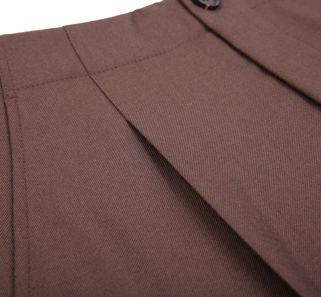 REHMAI Brown Wool Trousers, view 6 of 6