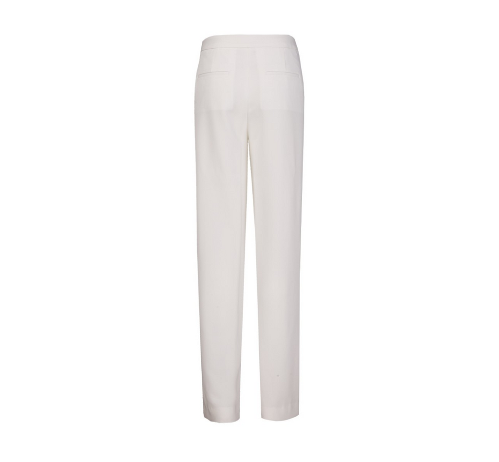 REHMAI White Acetate Trousers, view 6 of 6