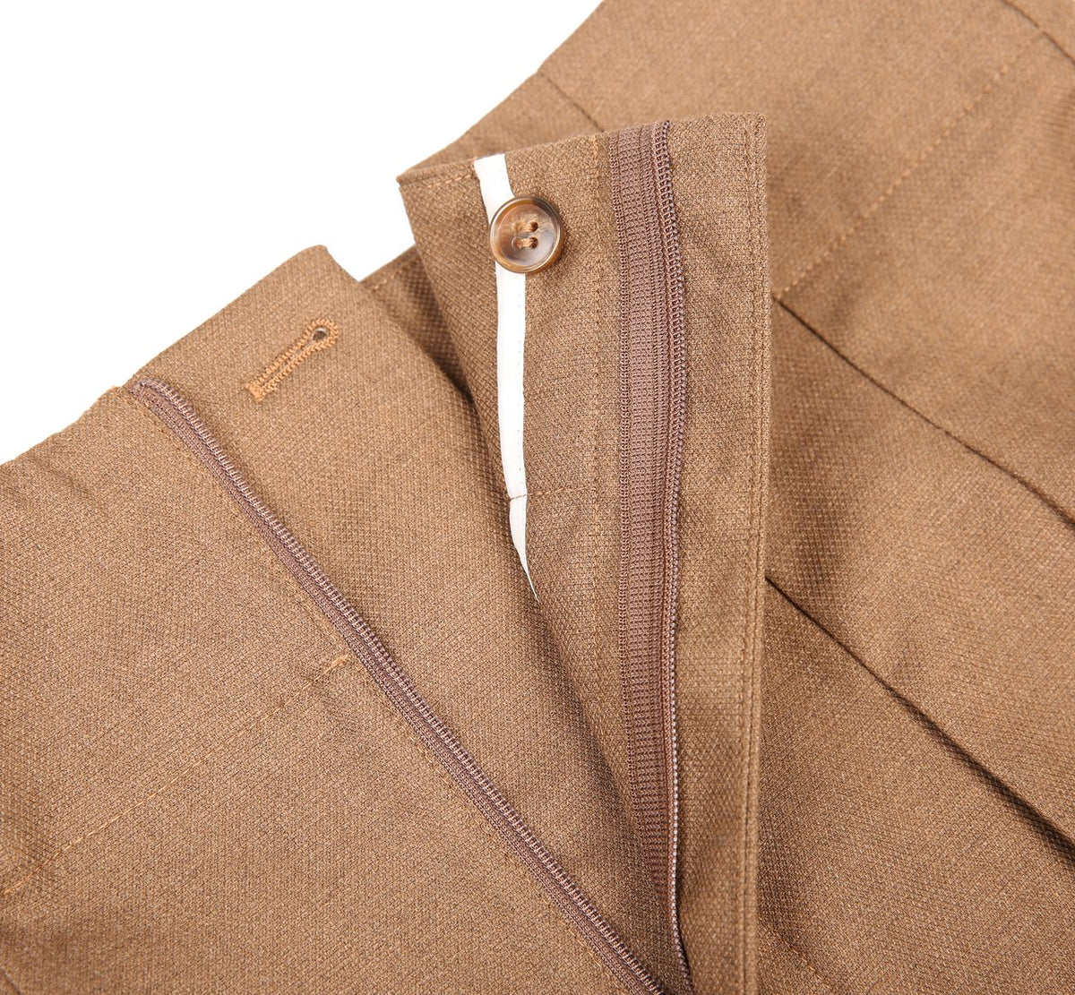 REHMAI Brown Viscose Trousers, view 6 of 6