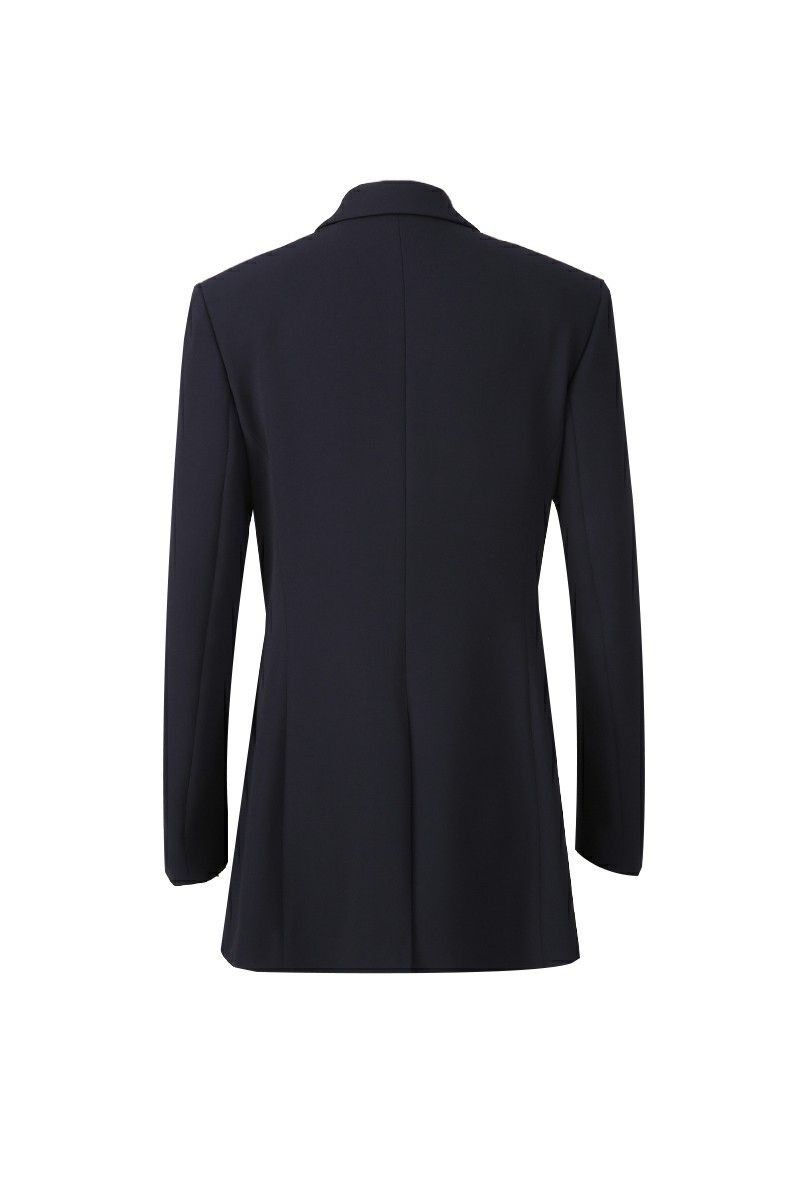 REHMAI Navy Acetate Jacket, view 5 of 5