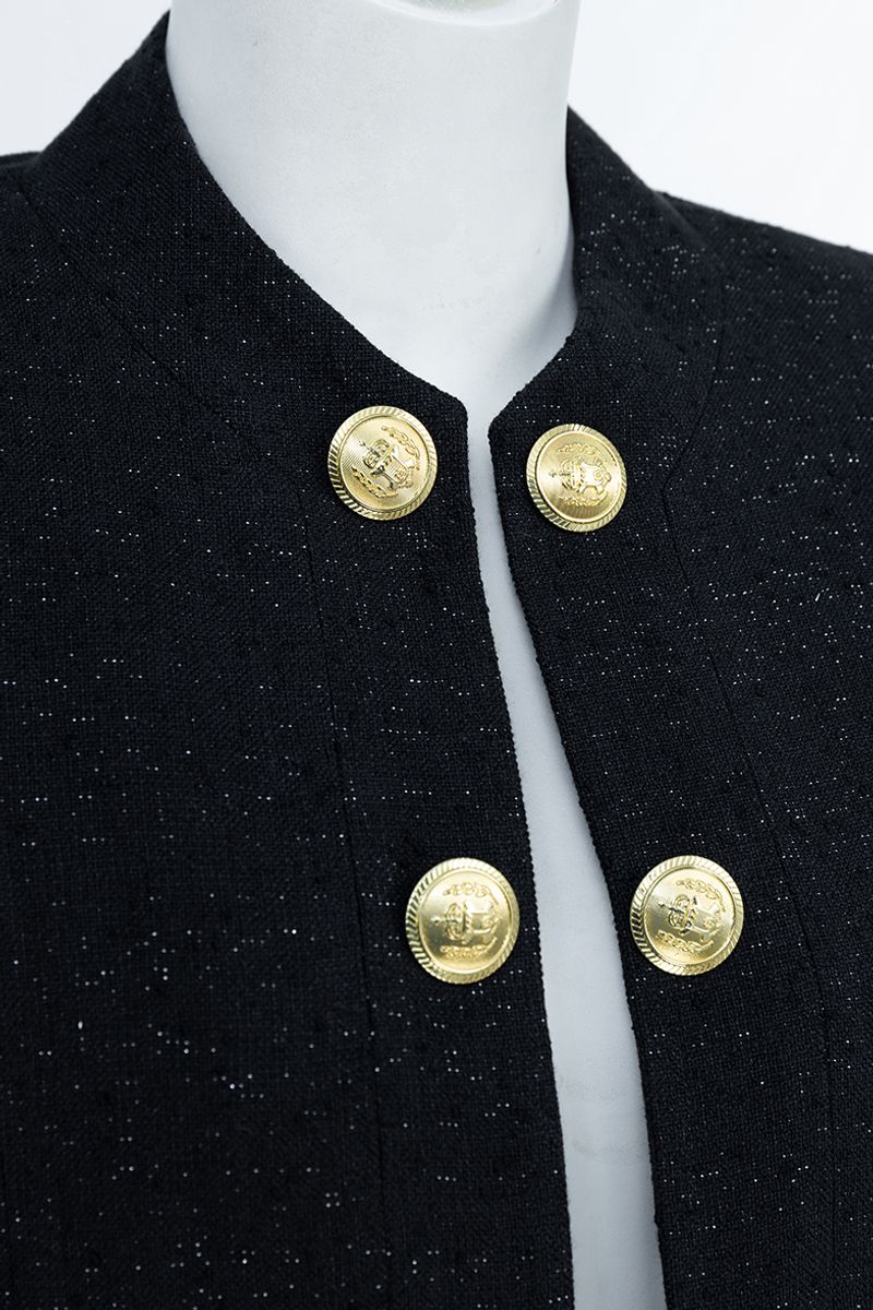 REHMAI Black Polyester Jacket, view 4 of 6
