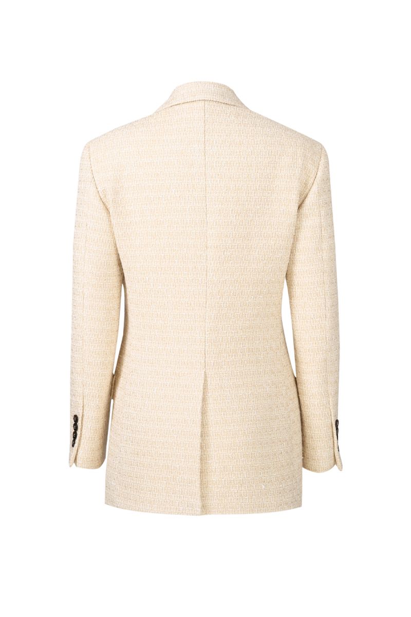 REHMAI Khaki Check Polyester Jacket, view 5 of 5
