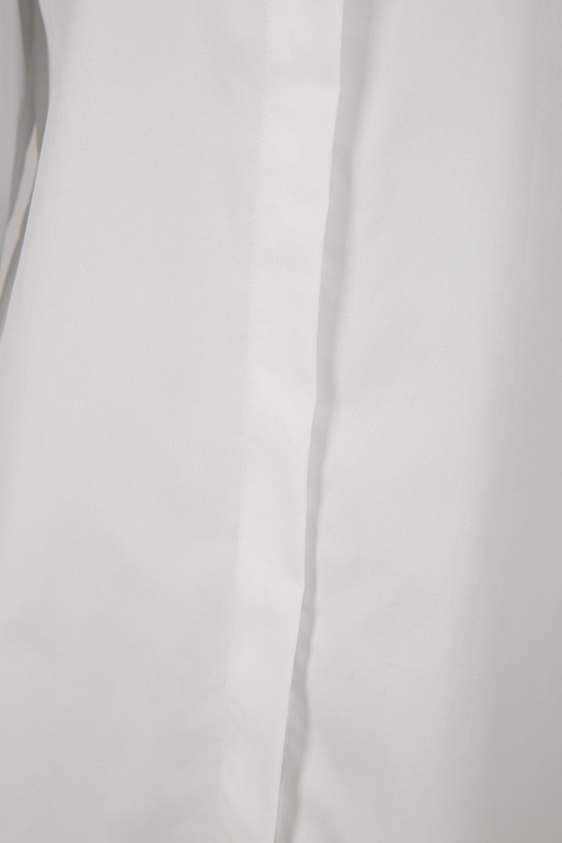 REHMAI White Textured Cotton Shirt, view 4 of 6
