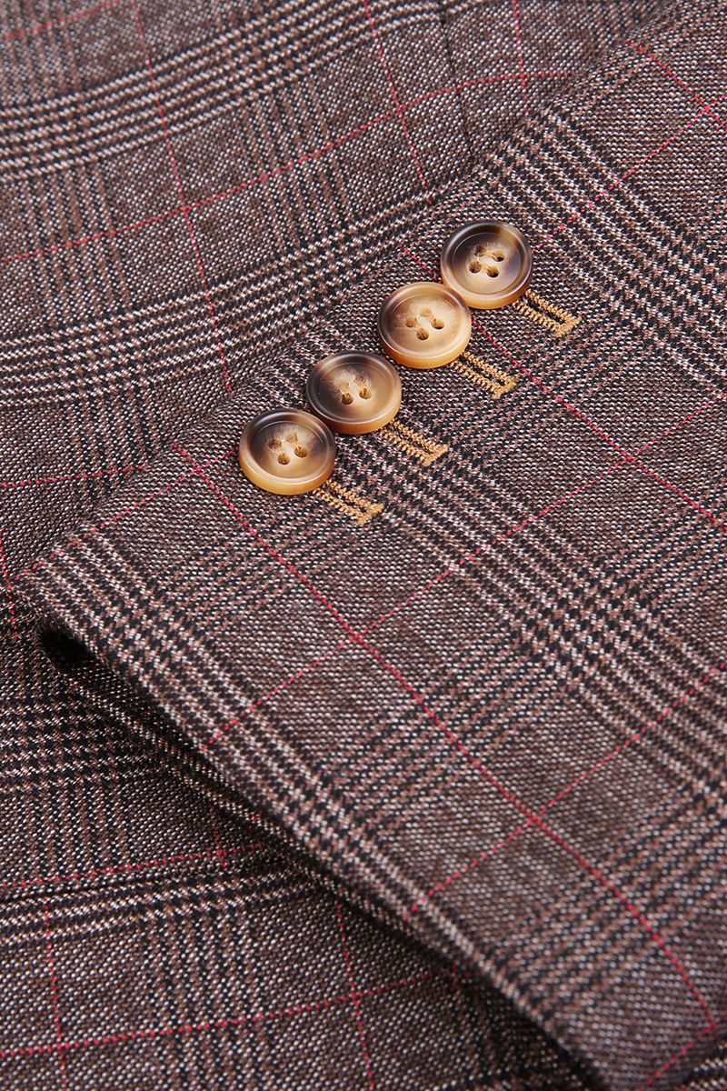 REHMAI Brown Check Wool Jacket, view 5 of 5