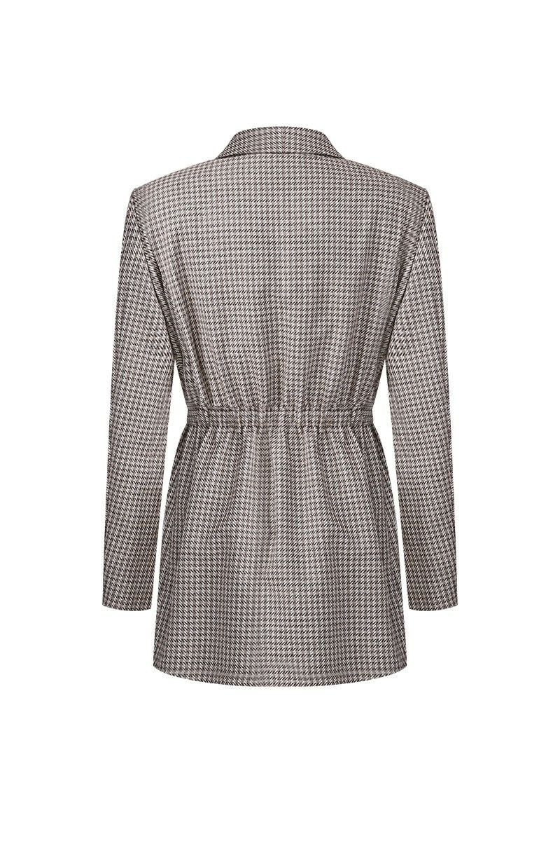 REHMAI Khaki Check Wool Jacket, view 5 of 5